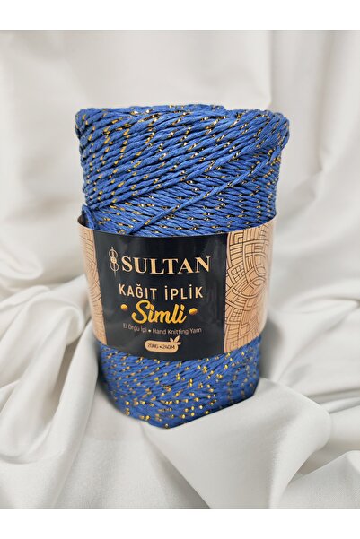 Sultan Glitter Paper Yarn Hand Knitting Yarn 200Gr.-240Mt. (1 Piece) - Color:...