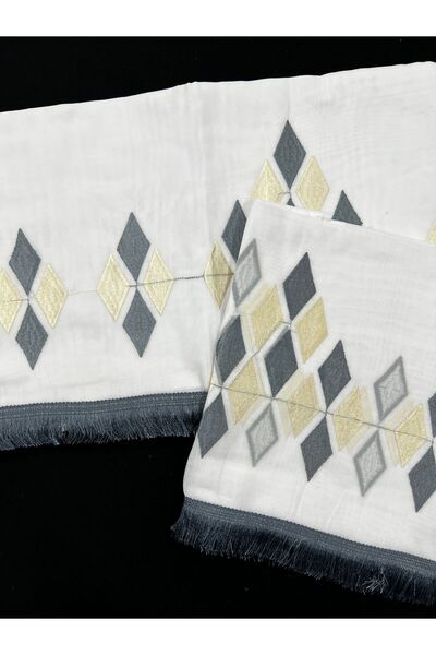 Difaf Men's Sudanese Turban and Scarf Set: First-Class Quality