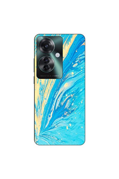 OEM Husa compatibila cu Oppo Reno11 F 5G Silicon Gel Tpu Model Aqua Bloom
