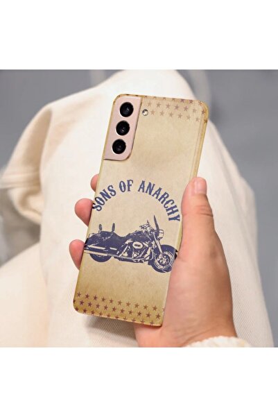Viceversa Husă compatibilă cu Samsung Galaxy S21 FE, Viceversa, model Motocicletă Sons of Anarchy, Silicon, TPU
