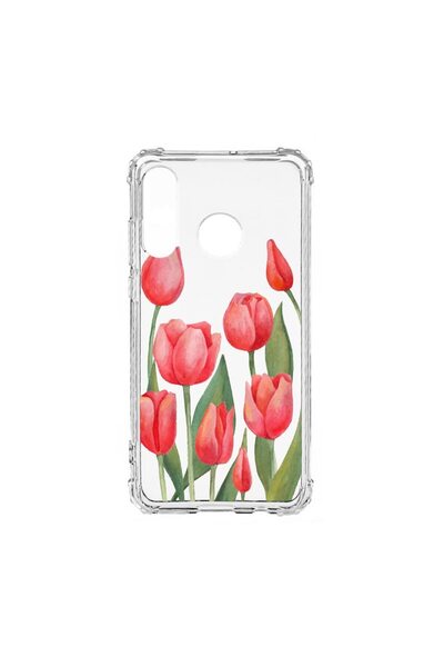 bestcase Husa Anti Shock Silicon Compatibila Cu Huawei P30 Lite, Red Tulips, ...