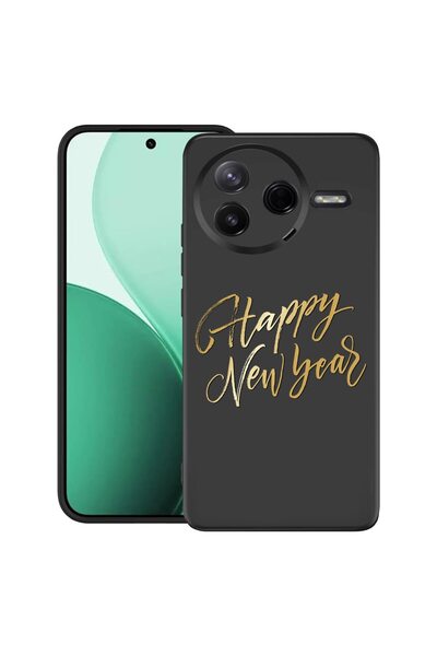 bestcase ¬Æ Husa TPU Ultra Slim Compatibil cu Poco F7 Pro, cu Design Happy Ne...