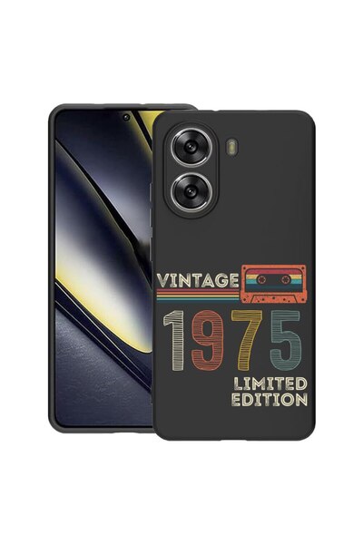 bestcase ¬Æ Husa Slim Silicon pentru Poco X7 Pro, Limited Edition 1975 - Vint...