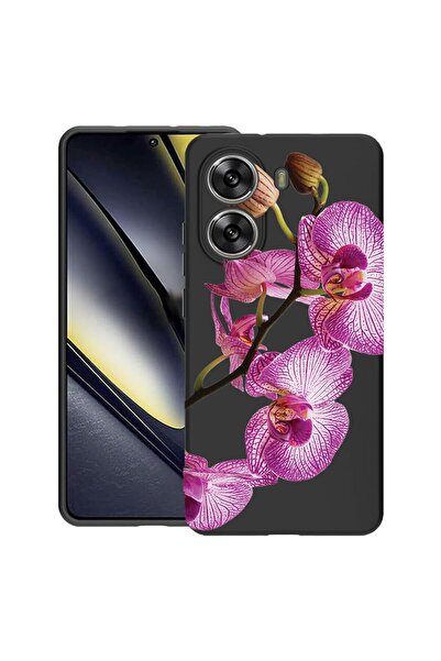 bestcase Θήκη TPU Υπέρλεπτη Συμβατή με Poco X7 Pro 5G, Φλοράλ - Ροζ Ορχιδέα, ...