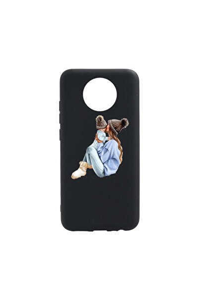bestcase Θήκη σιλικόνης συμβατή με Nokia C30, Μαμά-κορίτσι με αγόρι, ανθεκτικ...