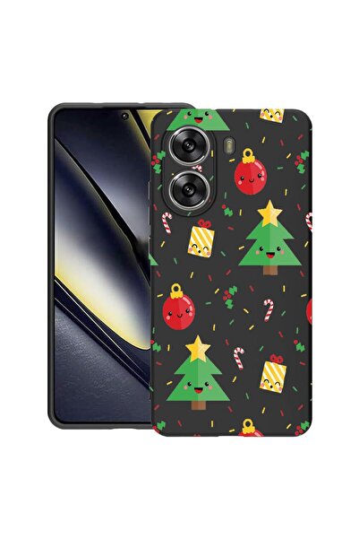 bestcase Калъф за Poco X7 Pro 5G, Коледно дърво, Тънък силиконов 0.8ММ, Ударо...