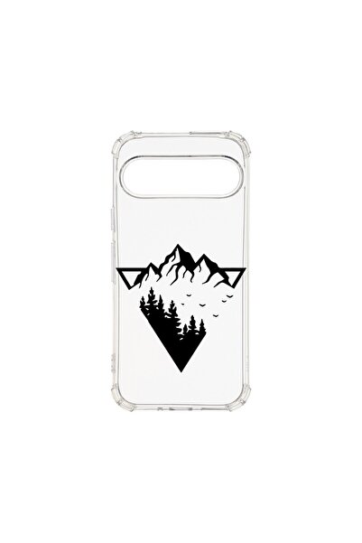bestcase Husa Anti Shock 1.5MM, Compatibilă cu Google Pixel 9, Camping Forest...
