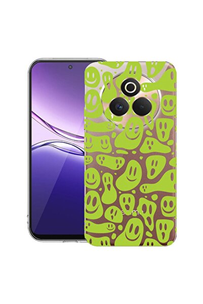 bestcase ¬Æ Husa pentru Realme P3 Pro cu Design Green Acid Smiley, Clear Slim...