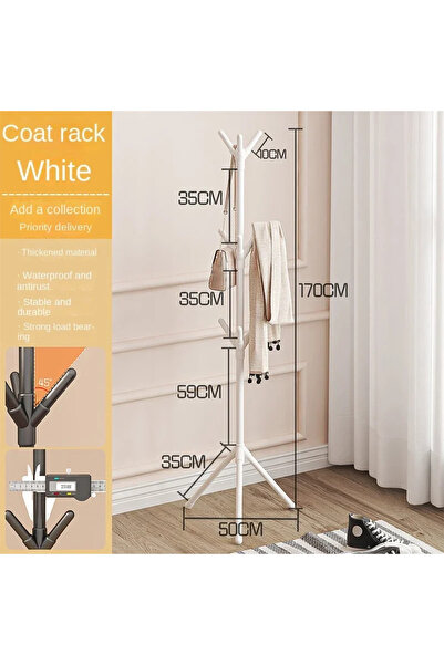 Choice1 white Clothes Rack Stand Tree Branch Shape Multi Hook Mobile and Conv...