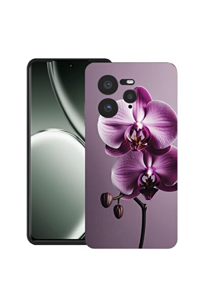 bestcase ¬Æ Husa pentru Realme GT 7 Pro cu Design Pink Orchid, TPU Mat Ultra ...