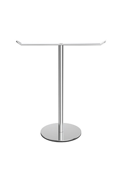 Choice1 silver T-Shape Vertical Hand Towel Holder Countertop Towel Rack with ...