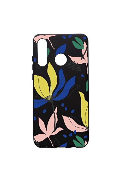 bestcase Θήκη σιλικόνης premium συμβατή με Huawei P30 Lite, με σχέδιο λουλουδ...