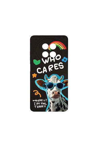 bestcase ¬Æ Husa Slim SIlicon 0.8MM, Compatibila Cu Realme 12 5G, Cool Cow - ...