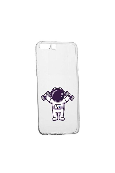 bestcase Θήκη σιλικόνης συμβατή με Huawei Y6 2018, Astronaut Gym, ανθεκτική σ...