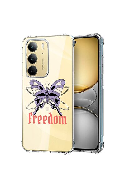 bestcase Husă pentru Realme 14x 5G, Antișoc 1.5MM, Freedom - Butterfly, Prote...