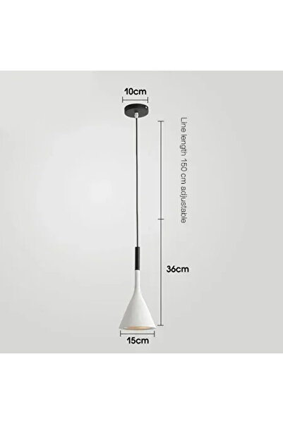 Choice3 white Modern LED pendant light in black and white E27 bedroom table d...