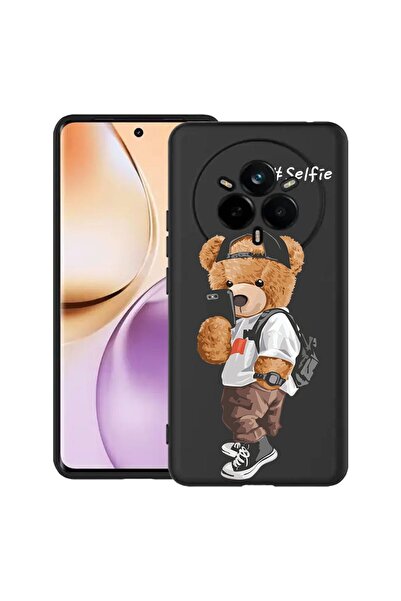 bestcase Husă pentru Realme 14 Pro 5G, Ursuleț de pluș selfie, Silicon subțir...
