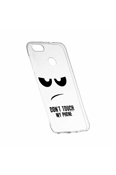 bestcase Husa Silicon, Transparent, Slim, Dont Touch My Phone, Huawei Y6 Prim...