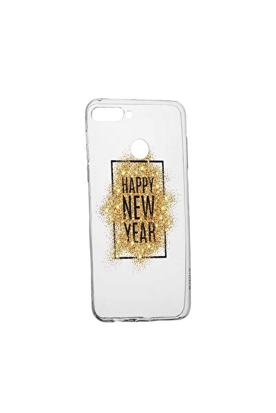 bestcase Husa de protectie Happy New Year pentru Huawei Y6 Prime 2018, rezist...