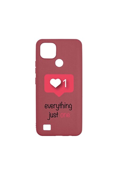 bestcase Husa Silicon, Compatibila Cu Realme C21, Love Notification, rezisten...
