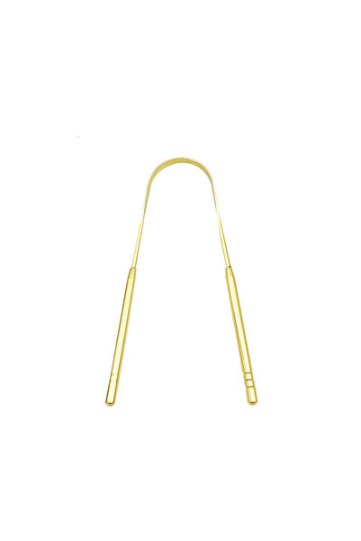 Choice1 Gold 4Colors Stainless Steel Tongue Scraper Metal Tongue Fresh Breath...