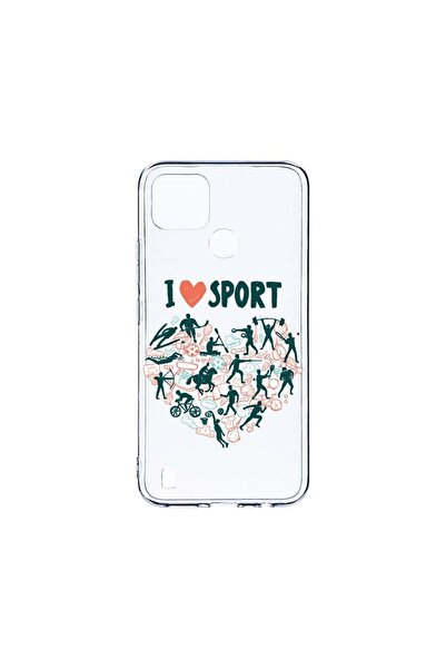 bestcase Husa BestCase¬Æ Clear Silicon 2MM, Compatibila Cu Realme C21Y, I Lov...