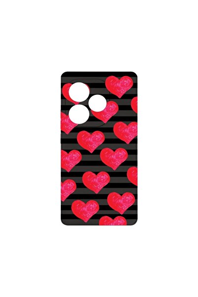 bestcase ¬Æ Husa Premium Silicon, Compatibila Cu Realme GT 6, hearts, SLIM 1....
