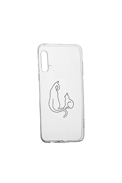 bestcase Husa Silicon Compatibila Cu Realme X50, Abstract Cat, rezistenta la ...