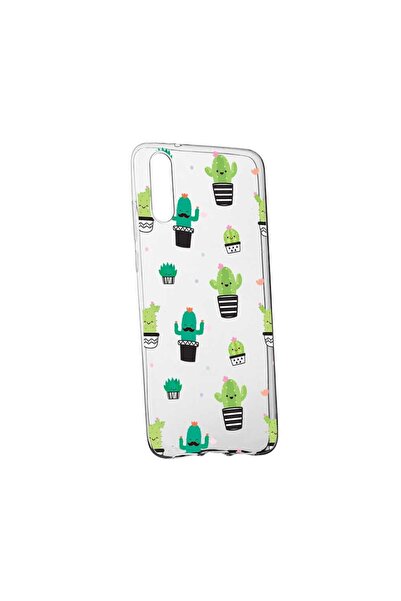 bestcase Husa pentru Huawei P20, Silicon, Slim, Cactus, 165