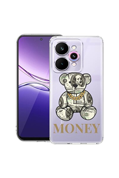 bestcase ¬Æ Husa Clear Slim Silicon Compatibila cu Realme 15 / 15 Pro, Teddy ...