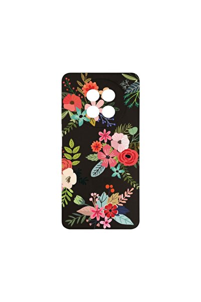 bestcase ¬Æ Husa Slim SIlicon 0.8MM, Compatibila Cu Realme 12 5G, Flowers, Pr...