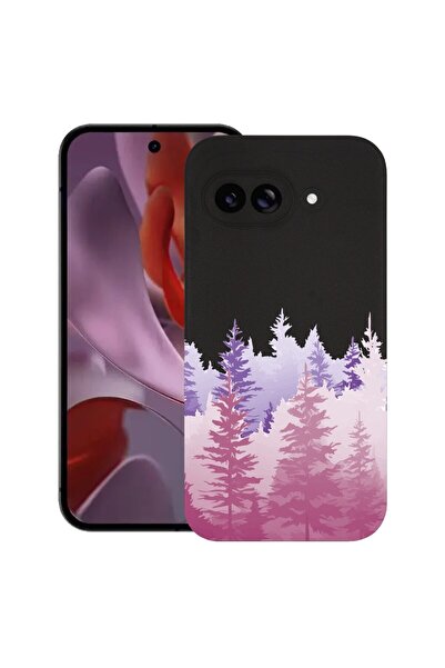 bestcase Husă pentru Google Pixel 9a, Lumini de dimineață în pădure, Silicon ...