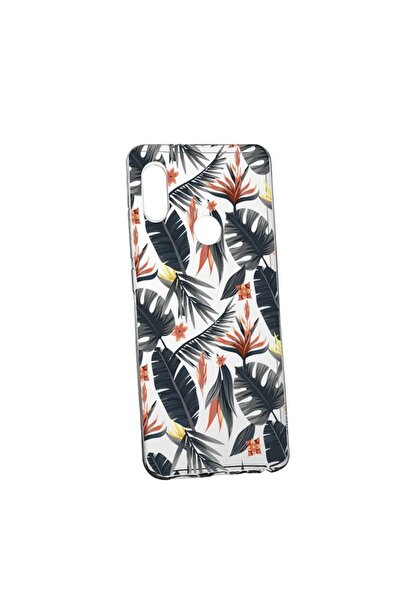 bestcase Husa Silicon, Transparent, Slim, Tropical Pattern, Huawei P20 Lite