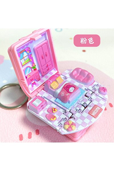 choice2 A 3D Sanrio Folding Pop-up Book Mini Keychain Astronaut Educational C...