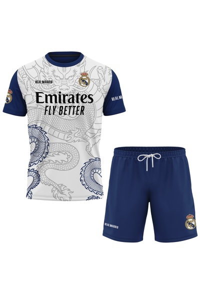OEM Compleu tricou si pantaloni scurti pentru barbati Real Madrid S058