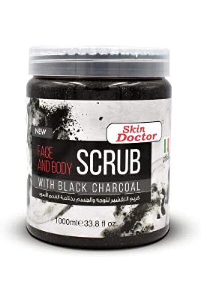 Skin Doctor Face & Body Scrub With Black Charcoal 1000ml