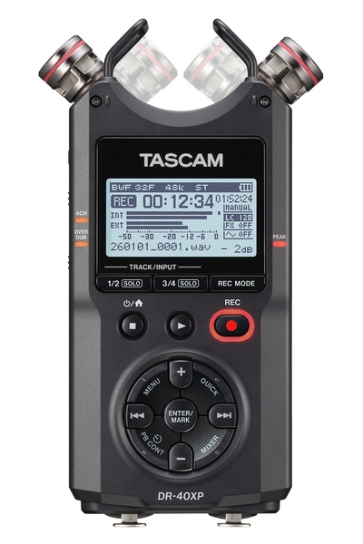 TASCAM DR-40XP 4-Kanal 32-Bit Ses Kayıt Cihazı ve USB Ses Arabirimi