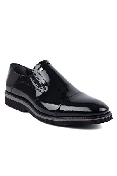 Fosco 2984 Men's Casual Shoes Black Patent Leather