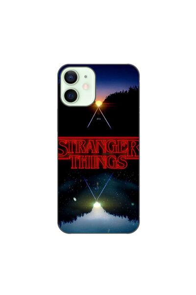 OEM Husa compatibila cu Apple iPhone 12 Mini Silicon Gel Tpu Model Stranger T...