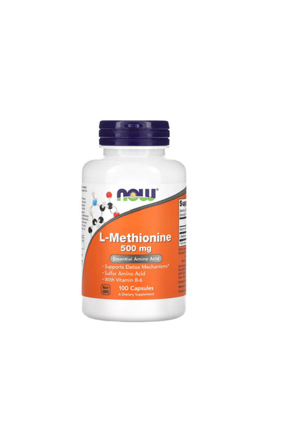 Now Foods L-Metionină 500mg 100 capsule