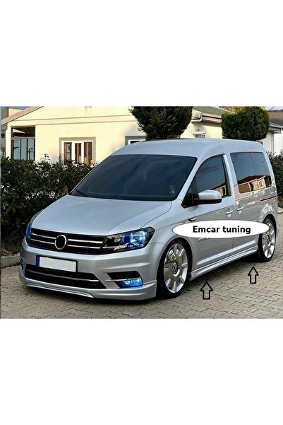 emcar tuning vw caddy yan marşpiyel - düz model - 2005-2019 - PLASTİK