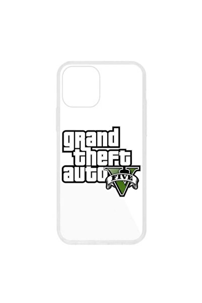 OEM Husa compatibila cu Apple iPhone 12 Mini Silicon Transparenta Model GTA V