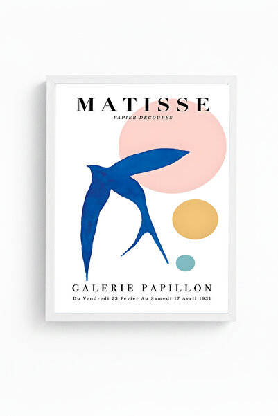 huhuli Henri Matisse slika sa belim drvenim okvirom - Moderna dekoracija zido...