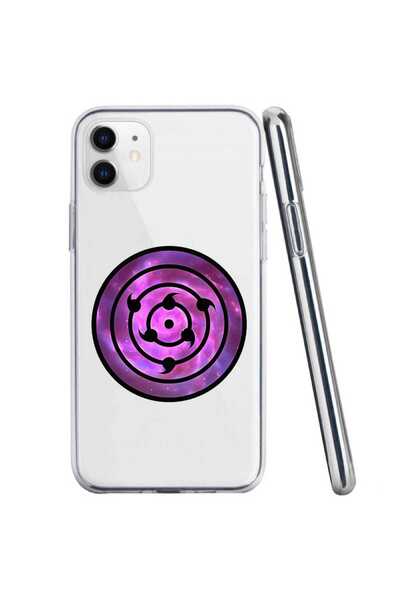 OEM Husa compatibila cu Apple iPhone 11 Silicon Transparenta Model Naruto Rin...