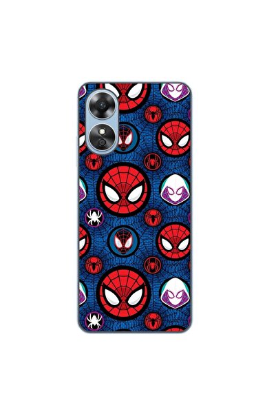 OEM Husa compatibila cu Oppo A17 Silicon Gel Tpu Model Spiderman Face Pattern