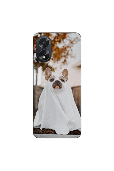 OEM Husa compatibila cu Oppo A38 4G Silicon Gel Tpu Model Halloween Catel Cos...
