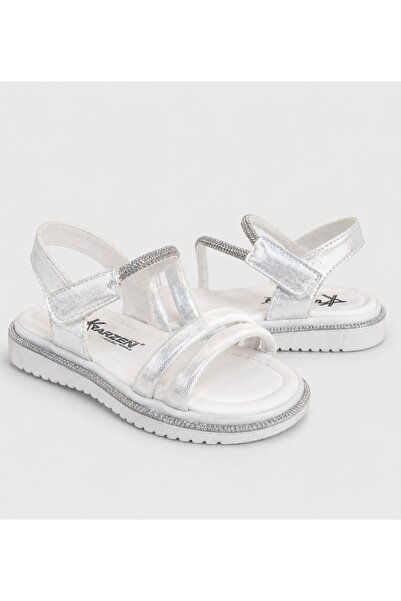 RMY SHOES Girl's Stone Detailed Comfortable Sole Sandals
