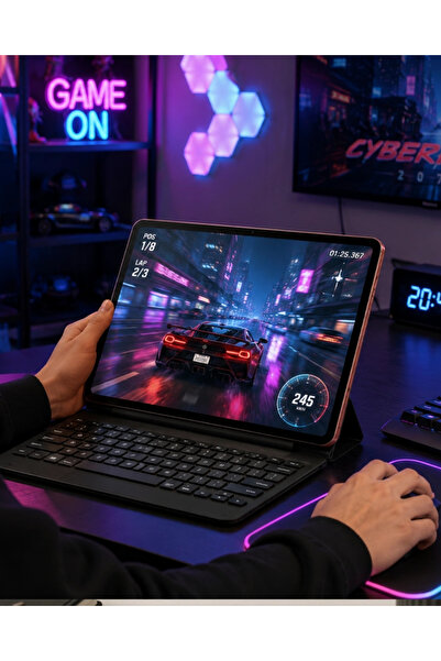 Epilons Klavyeli Tablet Bilgisayar Seti Dokunmatik Kalem ve Kılıf Destekli