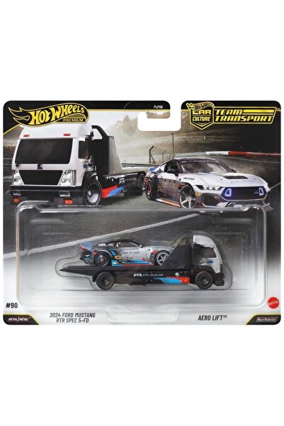 HOT WHEELS Premium Team Transport #90 2024 Ford Mustang RTR Spec 5-FD Aero Lift