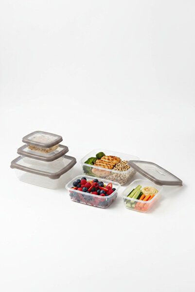 YAZICI Leak-Proof Storage Container Set 300 ml 600 ml 1200 ml Set of 3 Suitab...